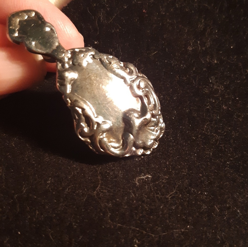 Vintage spoon pendant!!